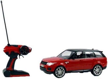 Alfabest Carro Telecomandado 1:14 Land Rover (Luzes - Bateria - Pilhas - Vermelho)