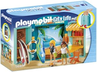 Playmobil City Life: Loja de Surf Play Box (Idade mínima: 4)