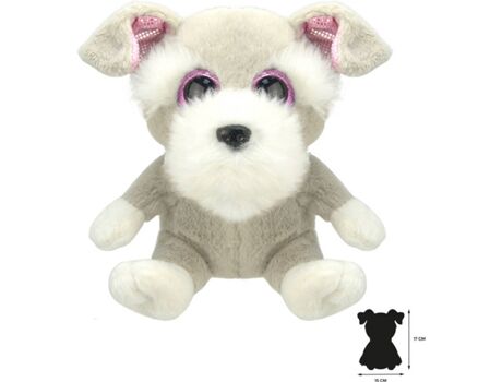 Orbys Peluche WILD PLANET Schnauzer (11 x 14 x 17 cm - Poliéster)