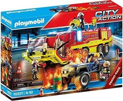 Playmobil City Action: Bombardeiro de operação de resgate - 70569 (Idade Mínima: 4 - 189 peças)