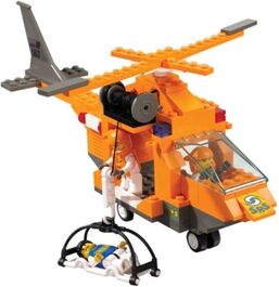 Sluban Construção SOS Rescue - Helicóptero (Idade Mínima: 6)