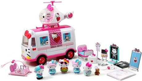 Simba Boneca Hello Kitty Ambulacia E Helicóptero (Idade Mínima: 4 Anos)