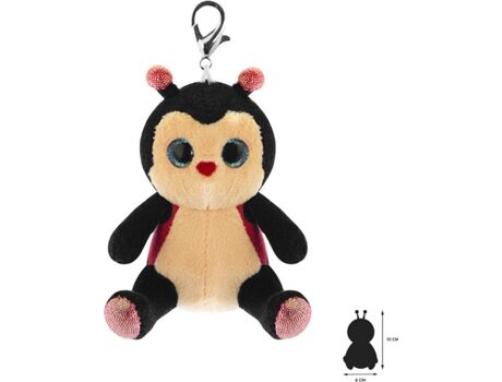 Orbys Peluche porta-chaves WILD PLANET Joaninha (6 x 8 x 10 cm)