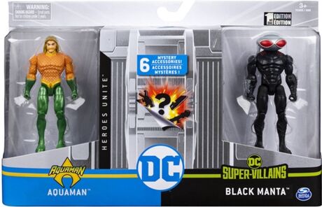 Dc Comics Figuras Aquaman Vs Black Manta (Idade Mínima: 8)