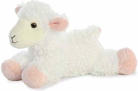 Aurora Peluche Lana (8'' - Branco - 1 Ano)