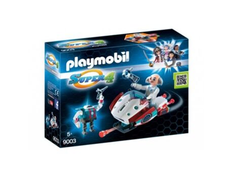 Playmobil Super 4: Skyjet Com Dr. X e Robot - 9003 (Idade mínima: 5 - 4 Peças)