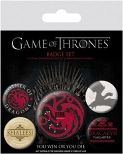 Pyramid Conjunto de Pins Game Of Thrones Fire & Blood