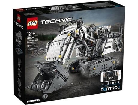 Lego Technic: Escavadora Liebherr R9800 - 42100 (Idade mínima: 12 - 4108 Peças)