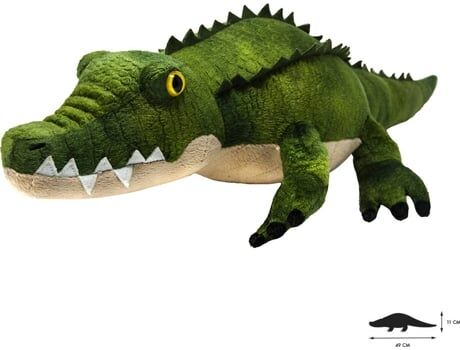 All About Nature Peluche WILD PLANET Crocodilo (49 x 25 x 11 cm - Poliéster)