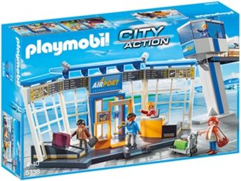 Playmobil City Action: Torre de Controlo e Aeroporto 5338 (Idade mínima: 4)