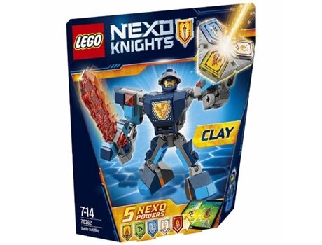 Lego Nexo Knights: Fato de Combate de Clay - 70362 (Idade mínima: 7 - 79 Peças)