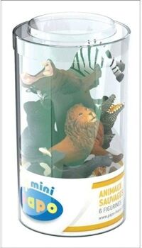 Papo Conjunto de Figuras Animais Selvagens - 6 peças