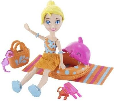 Polly Pocket Boneca Pool Party Doll (Idade Mínima: 4 Anos - 6.3x4.8x1.5 cm)