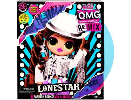 Lol Surprise! Boneco L.O.L. SURPRISE! OMG Remix Lonestar (Idade Mínima: ‍4 Anos)