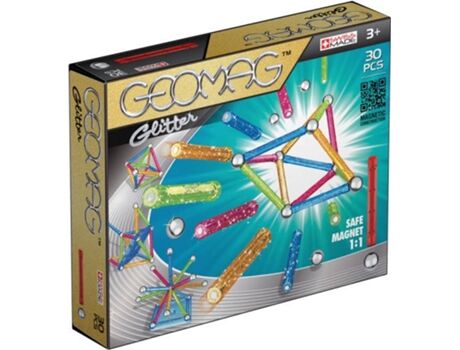 Geomag Construção Color Glitter (30 Peças)