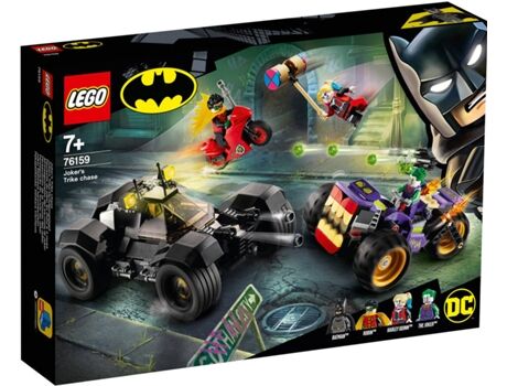 Lego : Perseguição do Triciclo do Joker (Idade Mínima: ‍7 - 440 Peças)