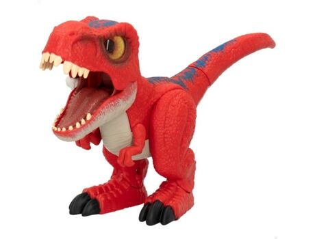 Dinos Figura de Brincar Velociraptor T-Rex Junior com sons e movimentos