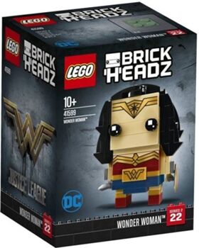 Lego Brick Headz: Wonder Woman - 41599 (Idade mínima: 10 - 143 Peças)