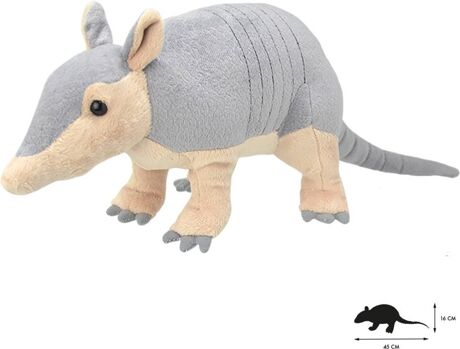 All About Nature Peluche WILD PLANET Armadillo (45 x 10 x 15 cm - Poliéster)