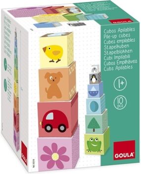 Jumbo Blocos de Construção de Brincar Pile-up Cubes 1-10