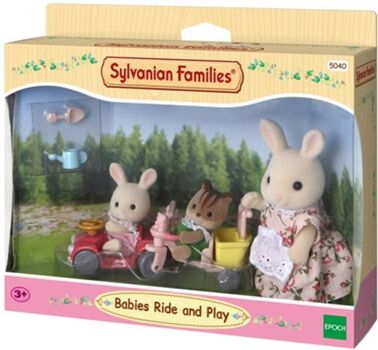 Sylvanian Families Figuras Babies Ride and Play