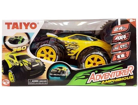 Toy Shock Carro Telecomandado Adventurer Anfibio (Amarelo)