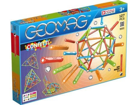 Geomag Construção Confetti (127 Peças)