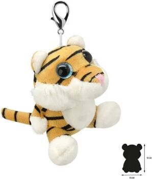 Orbys Peluche porta-chaves WILD PLANET Tigre (5 x 9 x 9 cm)