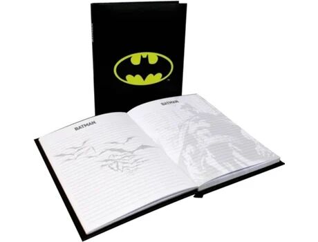S/marca Caderno com Luz DC COMICS Universo Batman