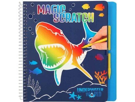 Livro de Colorir Dino World - Magic Scratch Book