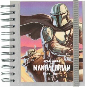 Erik Editores Agenda Escolar Star Wars The Mandalorian (2021/2022 - Diário - 14x16cm)