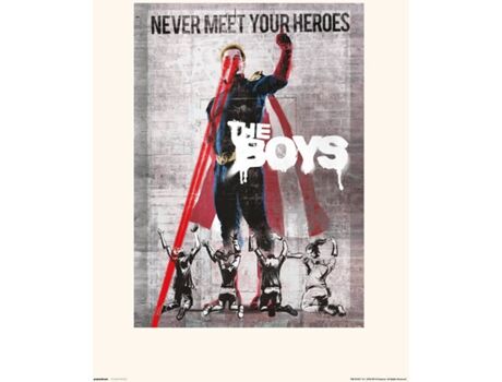 The Boys Poster ERIK EDITORES P30X40CM0402 Never Meet Your Heroes (30 x 40 cm)
