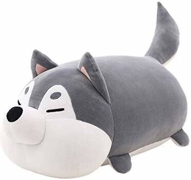 Auspicious Beginning Peluche Almofada Cute Husky (8.25x5.7x5.55 cm)