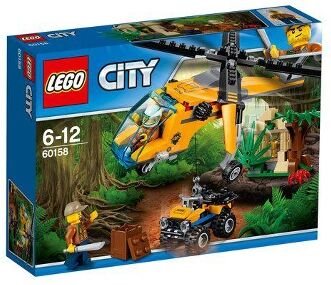 Lego City: Helicóptero de Carga da Selva 60158 (Idade mínima: 6 - 201 Peças)