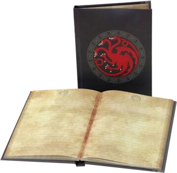 S/marca Caderno com Luz GAME OF THRONES Targaryen