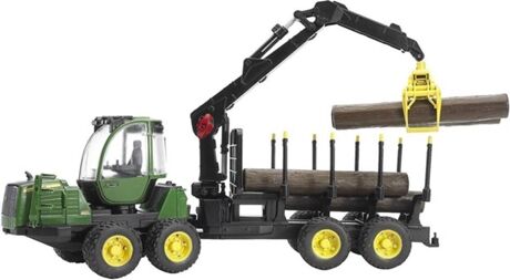 Bruder Forwarder de Brincar com troncos John Deere 1210E (Idade Mínima: 3 - Transportes)