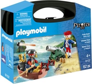 Playmobil Pirates: Maleta com Pirata e Soldado 9102 (Idade mínima: 4 - 62 Peças)