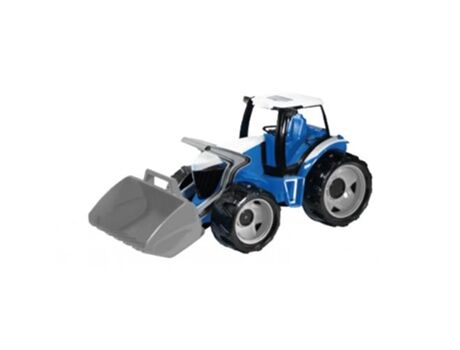Lena Toys Veículo de Brincar Trator com Pá Frontal Azul e Branco