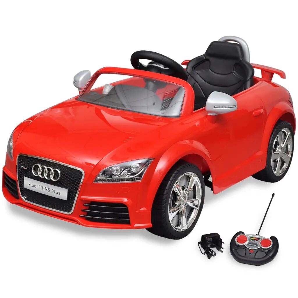 vidaXL Mașină Audi TT RS pentru copii cu telecomandă, roșu