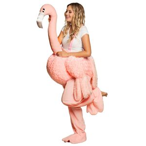 Ridande Flamingo Maskeraddräkt