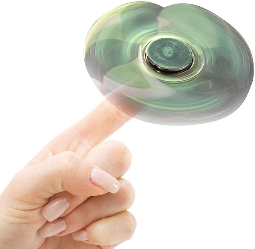 Cube Fidget Spinner guldfärgad