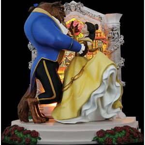 Disney Beauty and the Beast Figurine blue/brown/white/yellow 23.0 H x 15.0 W x 22.0 D cm