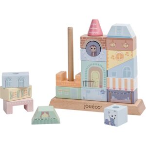 Jouéco The Wildies Family Stacking Houses activity toy wooden 12 m+ 20 pc