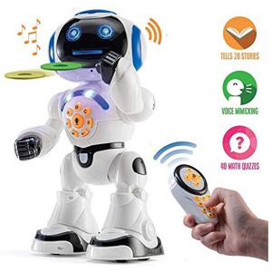 ToyZe Top Race Top Race P2 Remote Control RC Walking Talking Smart Robot Dances Sings Reads Sto