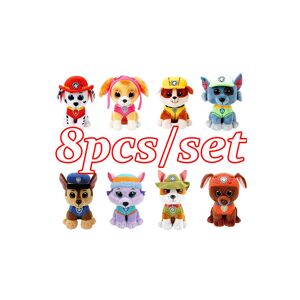 Maxpower (8pcs, 25CM) Ty Big Eyes Soft Stuffed Plush Toys Dog Skye Marshall Zuma Plush St