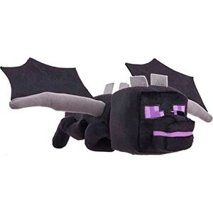 Mattel Minecraft Ender Dragoon Plush Figure with Lights and Sounds, Video-Game Collectible Toy, Gift for Fans Age 3 Years Old & Up, HGV56