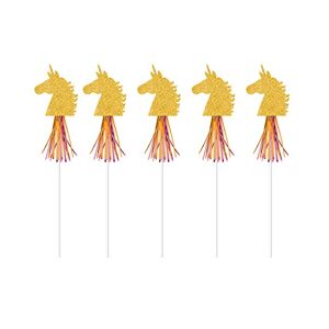 Amscan 341929 - Magical Unicorn Kids Birthday Party Toy Favour Wands - 6 Pack