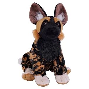 Wild Republic Cuddlekins Eco African Wild Dog, Stuffed Animal, 12 Inches, Plush Toy, Fill is Spun Recycled Water Bottles, Eco Friendly