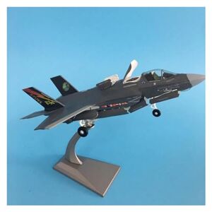 SQFZLL irplane Model Plane Toy Plane Model Aircraft Model Diecast Metal 1:72 US Marine Corps F35B Vertical Take-off And Landing F35 Stealth Military Fighter (Color : B, Size : 1)