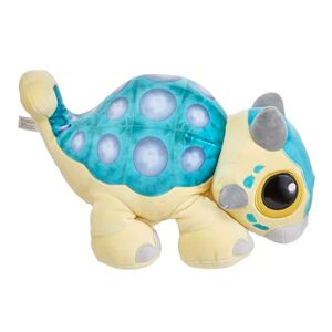 Mattel Jurassic World Feature Plush Ankylosaurus Bumpy Baby Dinosaur Toy with Roar Sound & Floppy Legs; Camp Cretaceous Soft Doll Play or Nap Buddy, Gift for Kids Ages 3 Years & Older, HHB48